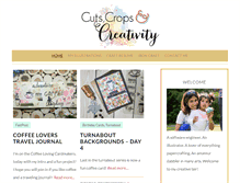 Tablet Screenshot of cutscropscreativity.com